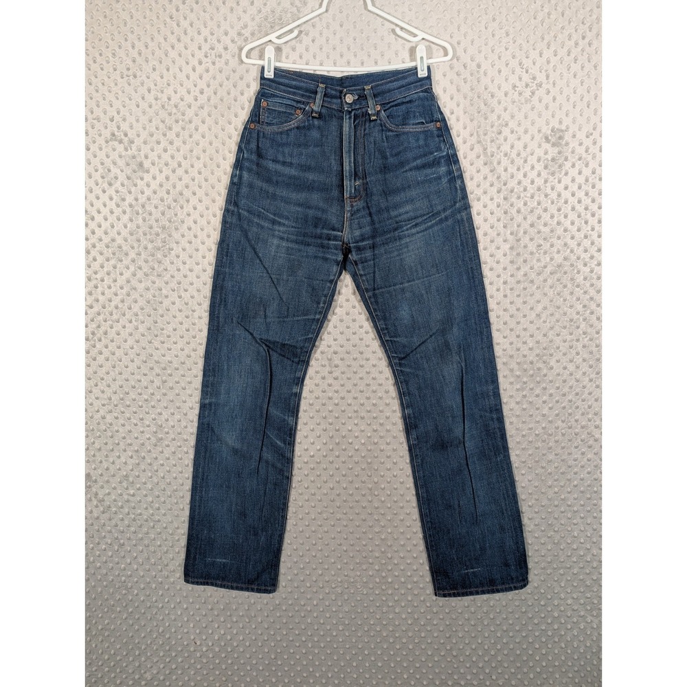 Levi's 701 Big E Selvedge Denim Jeans Women's 27x31 LVC Light Rivets Repro